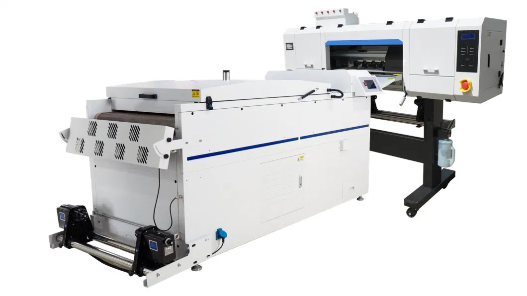 Dtf Printer Garment 4 Heads 70cm Pet Film Printer Textile Printing Machine Belt Powder Shaker