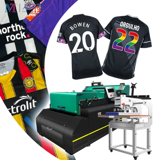16 年の経験サプライヤー Mtutech デジタル繊維 T シャツ印刷機 DTF 熱伝達プレス T シャツ印刷機
